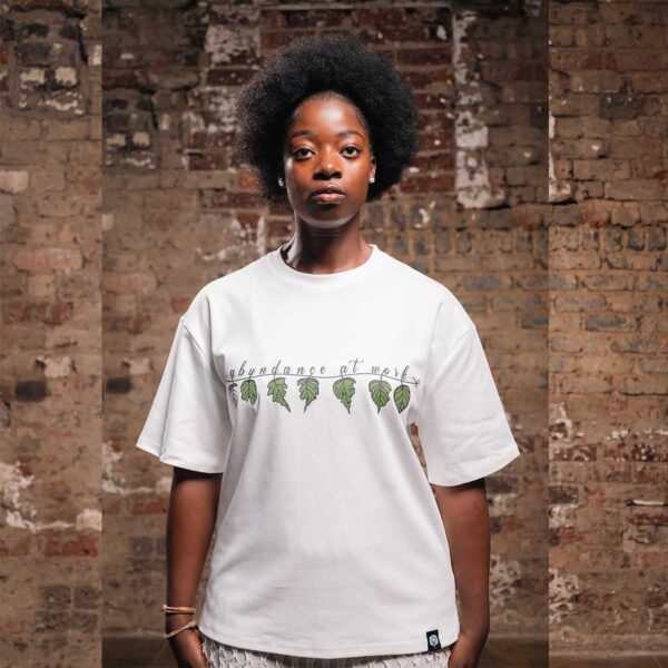 Abundance Off-White Leavolution Tee