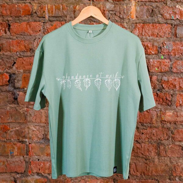Abundance Green Leavolution Tee - Image 2