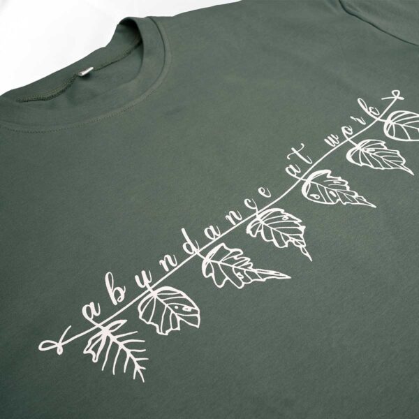 Abundance Green Leavolution Tee - Image 3