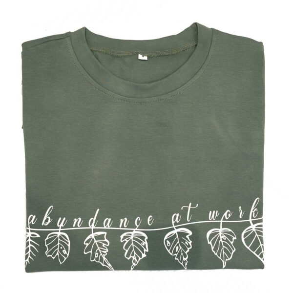 Abundance Green Leavolution Tee - Image 6