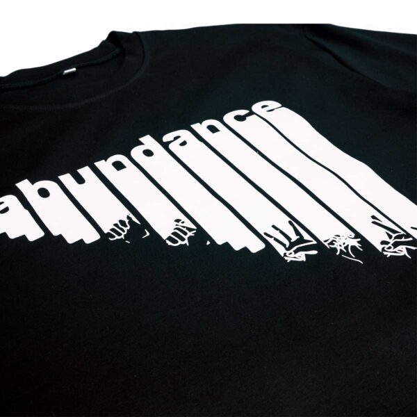 Abundance Inclusion Tee T-Shirt Black - Image 3