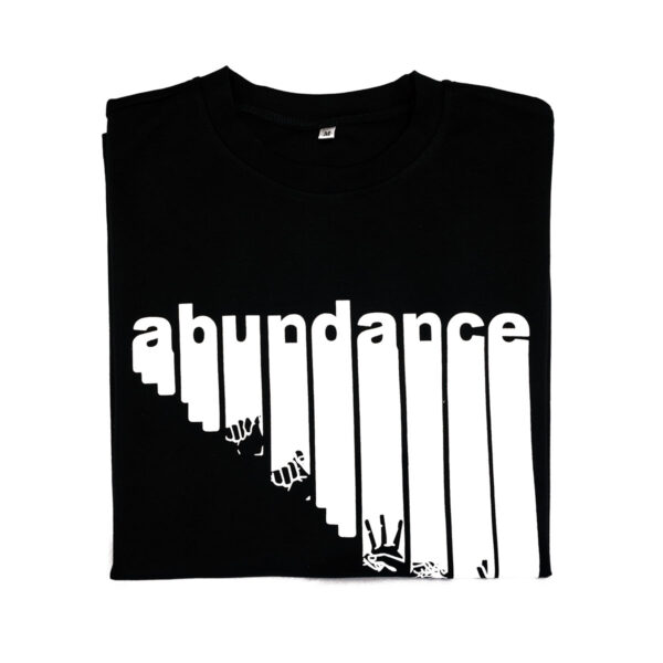 Abundance Inclusion Tee T-Shirt Black - Image 4
