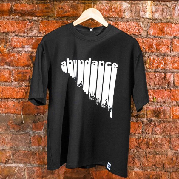 Abundance Inclusion Black Tee - Image 2