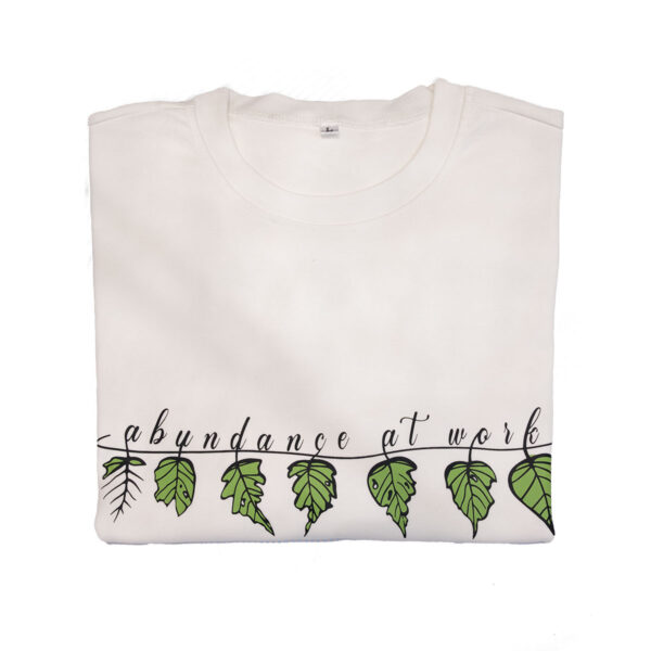 Abundance Off-White Leavolution Tee Shirt - Image 2