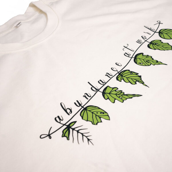 Abundance Off-White Leavolution Tee - Image 3