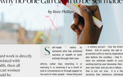 The Nature of Nurture – why no-one can claim to be self-made.